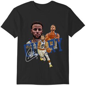 Golden State Warriors Stephen Curry Signature NBA Basketball Fan Graphic Shirt90